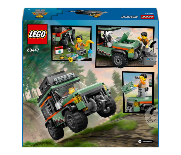 LEGO City 60447 Górska ciężarówka terenowa 4x4 - 1284111 - zdjęcie 7